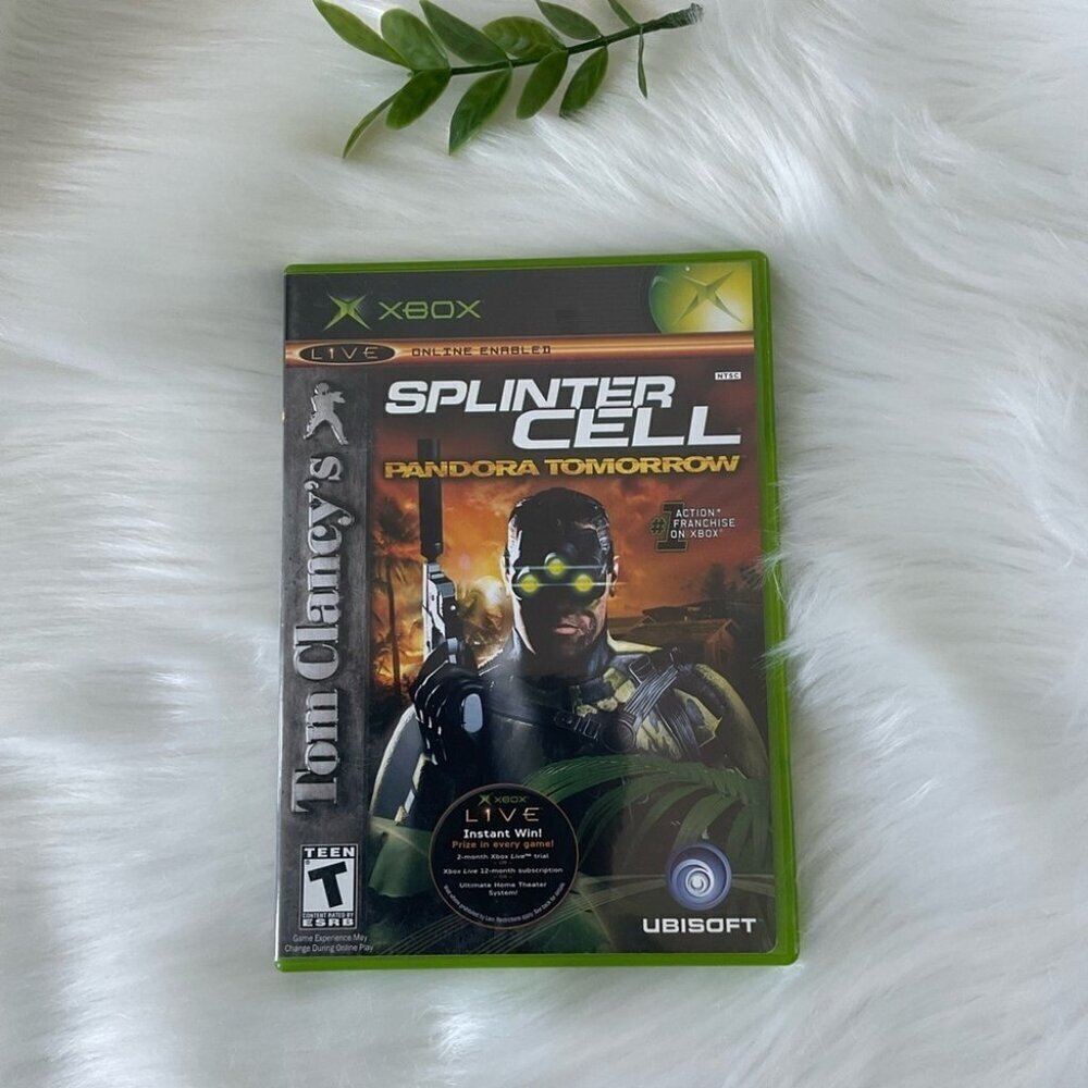 Xbox  Splinter Cell Video Game